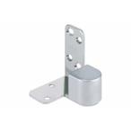 BEST(ベスト)  No.190BD ピンポイントヒンジ(床支持タイプ) パールクローム (上下1組・ネジ付) (右) (コード190BD-9-1)