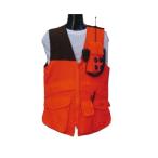 ショッピングハンター CHARME (シャルム) H-1290 トランシーバーベスト　タイプ 6　蛍光オレンジ/狩猟用ベスト/ハンターウェア/ハンターベスト/狩猟用品