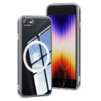 NIMASO �P�[�X MagSafe�Ή� iPhone SE ��3���� /iPhone SE ��2���� / iPhone8 / iPhone7 �P�[�X �N���A �ی�J�o�[ ���ϖh�~ �}�O�l�b�g���� �}�O�Z