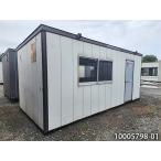 5.5m 4.2坪 ユニットハウス 中古 8.4畳 13.9平米 休憩所 簡易ハウス プレハブ小屋 屋外 タイニーハウス スーパーハウス 事務所 倉庫 物置 店舗 仮設 10005798-01