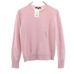 未使用 UNIQLO ユニクロ カシミヤ 長袖 セーター M ピンク系 ニット レディース 古着