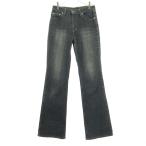 Miss EDWIN ошибка Edwin сделано в Японии Denim брюки w29 черный ботинки cut женский б/у одежда б/у 