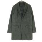 MICHEL KLEIN homme Michel Klein Homme тысяч птица .. рисунок одиночный кнопка Пальто Честерфилд 46 серый мужской б/у одежда б/у 