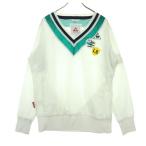 le coq sportif Le Coq s Porte .f нашивка Golf длинный рукав подкладка сетка боковой Zip рукав удален ветровка L белый мужской б/у одежда б/у 