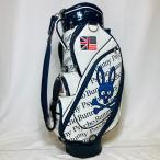** Psycho Bunny носорог koba колено все эмаль caddy bag PBMG0SC3 белый немного царапина . загрязнения есть 