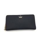 ◎◎ Kate Spade ケイトスペード ラウンドファスナー財布 PWRU5073 ブラック やや傷や汚れあり