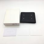 ショッピングマルジェラ ◎◎ Maison Margiela マルタンマルジェラ 2つ折り財布 SA1UI0019 P4745 T8013 ブラック やや傷や汚れあり