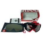 ROSSIGNOL Rossignol HERO BLACK лыжи защитные очки RKHG100 черный × красный немного царапина . загрязнения есть 