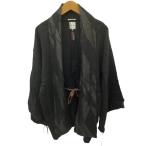 !! SOU*SOU SIZE M Kyoto холм рисовое поле .. место мужской лен 100% перо тканый . средний рукав короткий . черный немного царапина . загрязнения есть 