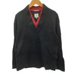 !! SOU*SOU SIZE L мужской GIZA COTTON GIBAO способ . черный немного царапина . загрязнения есть 