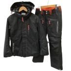 !! DESCENTE Descente женский зимняя одежда защищающий от холода выставить верх и низ в комплекте SIZE сверху 11 номер внизу 9 номер черный немного царапина . загрязнения есть 