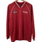 asics Asics Asahikawa реальный индустрия футбол тренировка надеты SIZE O красный немного царапина . загрязнения есть 