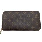 LOUIS VUITTON ルイヴィトン 長財布 ジッピーウォレット ブラウン 傷や汚れあり