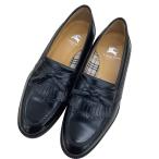 ショッピングバーバリー BURBERRY LONDON バーバリーロンドン メンズ ローファー SIZE 25.5cm ブラック やや傷や汚れあり
