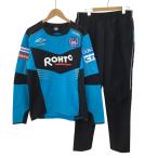 umbro Umbro футбол gun ba Osaka предметы снабжения тренировка надеты верх и низ в комплекте SIZE O-XO Sky голубой × черный немного царапина . загрязнения есть 