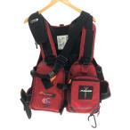 ** mazumemazmemazume×AIMS спасательный жилет плавающий лучший свободный размер красный / черный немного царапина . загрязнения есть 