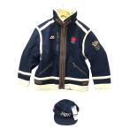 □□ MIZUNO ミズノ ジャケット ムートンボアジャケット SIZE M キャップセット 1998年 長野オリンピック  ネイビー 傷や汚れあり