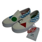 VANS Vans спортивные туфли SIZE 26.5cm туфли без застежки белый × голубой немного царапина . загрязнения есть 