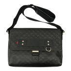 ## GUCCI Guccisima Sherry линия сумка "почтальонка" | сумка на плечо 246067 черный царапина . загрязнения есть 