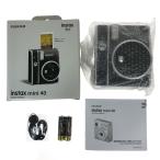 ## FUJIFILM Fuji film Cheki INSTAX mini 40 камера мгновенной печати черный заметная царапина . загрязнения нет 