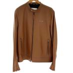 ## COACH コーチ レザー レーサー ジャケット C7811 ラスティック ブラウン Lサイズ やや傷や汚れあり