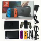Nintendo ニンテンドウ Nintendo Switch HAC-001 ネオンパープル/ネオンオレンジ やや傷や汚れあり