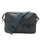 ** LOUIS VUITTON Louis Vuitton Damier Cross корпус Alpha mesenja-N40188 немного царапина . загрязнения есть 