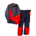 ** PHENIX Phoenix верх и низ в комплекте лыжи одежда L размер PA7720T21 красный × темно-синий немного царапина . загрязнения есть 