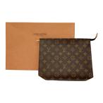 ** LOUIS VUITTON Louis Vuitton монограмма poshu*towa let 26 сумка M47542 оттенок коричневого немного царапина . загрязнения есть 
