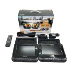 ** KAHIOU 7 дюймовый двойной монитор DVD плеер KH-TDP711 черный немного царапина . загрязнения есть 