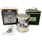 ショッピングバーナー ◆◆ Coleman コールマン 100周年記念限定品 ガソリンシングルバーナー センテニアル シングルストーブ 502A741J やや傷や汚れあり