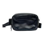 ** TRIDEAL WATER PROOF LEATHER MINI BAG сумка-пояс поясная сумка черный заметная царапина . загрязнения нет 