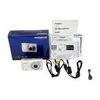 ** OLYMPUS Olympus компактный цифровой фотоаппарат белый с ящиком FE-46 немного царапина . загрязнения есть 