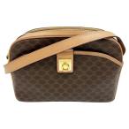 ◆◆ CELINE セリーヌ バッグ ショルダーバッグ マカダム M14 ブラウン やや傷や汚れあり