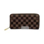 ◆◆ LOUIS VUITTON ルイヴィトン 長財布 ダミエ ジッピーウォレット N41661 ブラウン やや傷や汚れあり