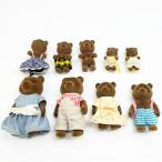  Sylvanian Families .. san Family комплект медведь. кукла retro хобби коллекция немного царапина . загрязнения есть 
