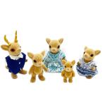 Sylvanian Families олень Family 5 body комплект иностранная версия UK кукла фигурка немного царапина . загрязнения есть 