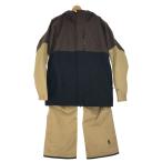 $$ VOLCOM Volcom лыжи одежда ( комплект ) L размер GORE-TEX Brown немного царапина . загрязнения есть 