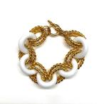 KJL браслет Gold × белый немного царапина . загрязнения есть 