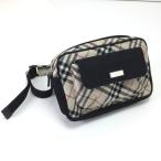 BURBERRY LONDON Burberry London поясная сумка в клетку BV459-496 царапина . загрязнения есть 