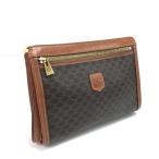 CELINE Celine клатч Macadam рисунок Brown в целом состояние . плохой 