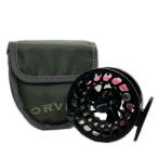 ORVIS fly reel прозрачный вода LA IV царапина иметь катушка с футляром .