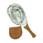 vv Handy Pak Net портативный pack-in старт сеть рыболовная сеть кожанный кейс имеется немного царапина . загрязнения есть 