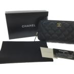 ▼▼ CHANEL シャネル 長財布 ラウン