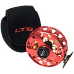VV across LTS fly reel Across катушка мягкий чехол есть 10/13 красный x черный немного царапина . загрязнения есть 