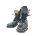 ショッピングGABBANA ▼▼ DOLCE & GABBANA ドルチェアンドガッバーナ メンズブーツ レースアップブーツ 編み上げ 25cm ブラック やや傷や汚れあり