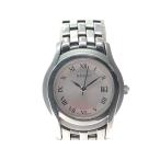 ▼▼ GUCCI グッチ レディース腕時計 クオーツ ラウンドフェイス デイト ステンレススチール  5500L やや傷や汚れあり