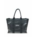 ▼▼ BALENCIAGA バレンシアガ ユニセックス ハードウェアトートバッグ カーフスキン ストラップ欠品 671400 ブラック 傷や汚れあり