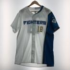  спорт бейсбол Hokkaido Nippon-Ham Fighters форма XL размер 18/ Yamazaki удача .
