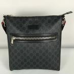 ## GUCCI Gucci сумка "почтальонка" сумка на плечо GGs шкив m коробка сумка для хранения бумажный пакет есть 474137 черный немного царапина . загрязнения есть 